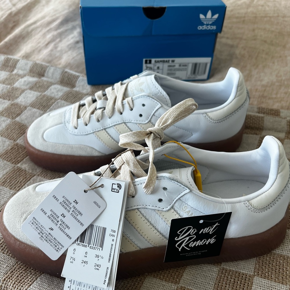 Brand new adidas samba with platform